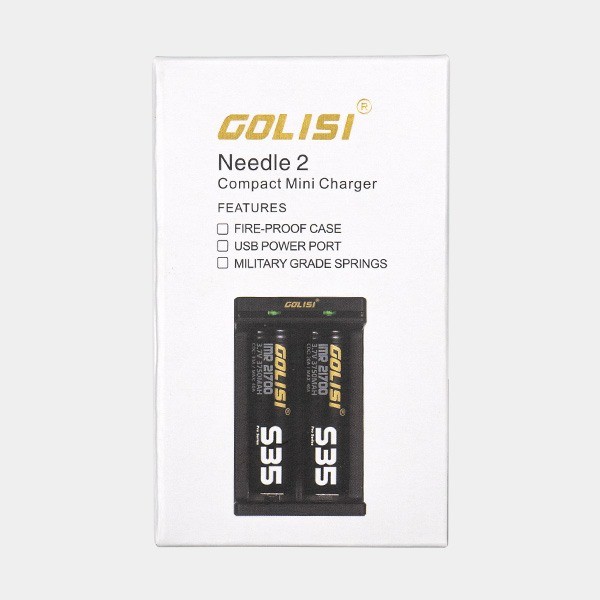 Golisi Needle 2 or 4 charger for batteriess - GB The Green Brand