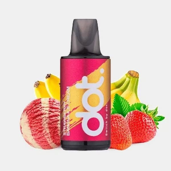 View Dotmod Switch Prefilled Pod Strawberry Banana Ice Cream 20mg - GrowBarato