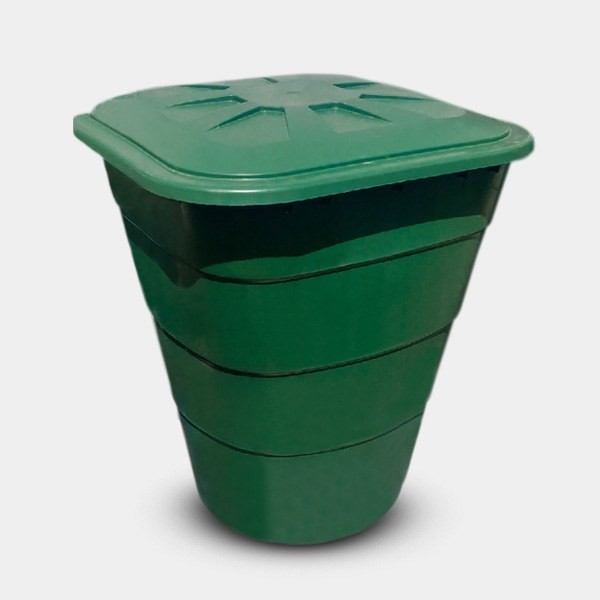 View Green Square Tank with Lid for irrigation -GB