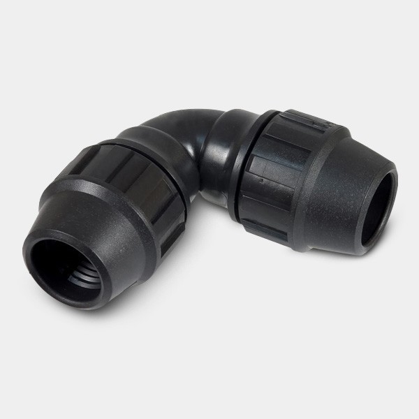 View 90° elbow connector for 25mm piping - GB