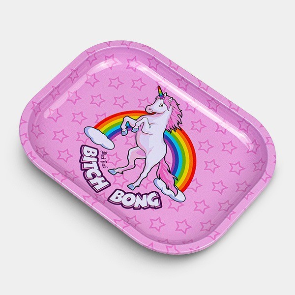 View Small Bitch Bong Rolling Tray - GB The Green Brand