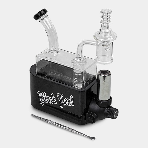 View Travel Rig Black Leaf Bong With Torch - GB The Green Brand