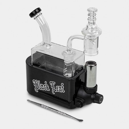 Travel Rig Black Leaf Bong With Torch - GB The Green Brand