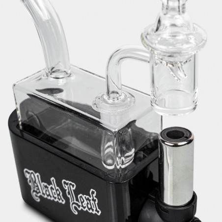 Travel Rig Black Leaf Bong With Torch - GB The Green Brand