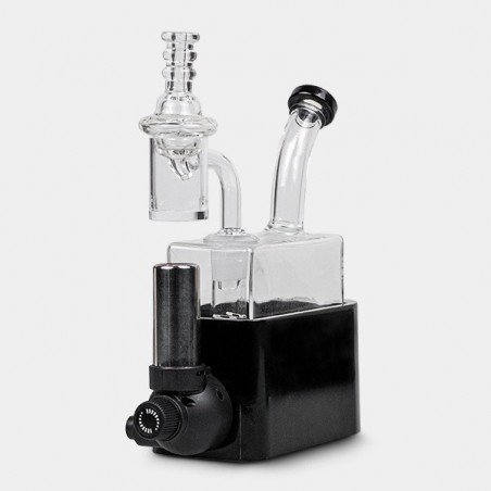 Travel Rig Black Leaf Bong With Torch - GB The Green Brand