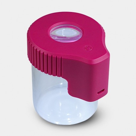 Magnifying Display Jar with LED lighting - GB