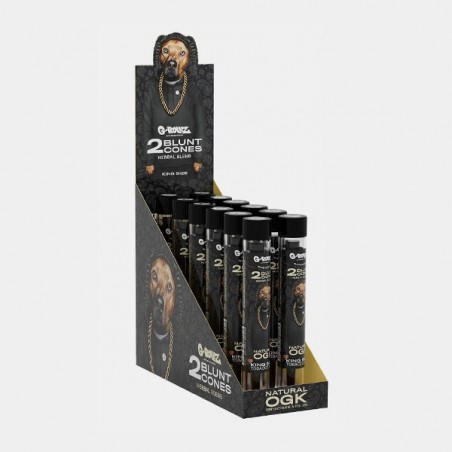 G-Rollz The Dog Herbal Blunt (Terpene Infused) natural ogk display