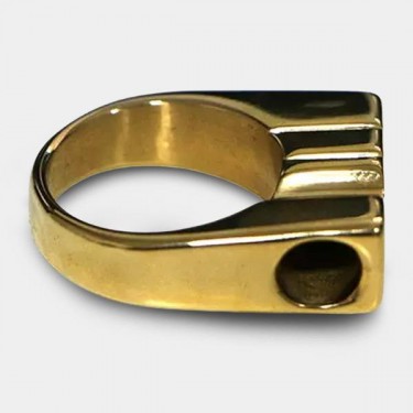 24k Gold-Plated Smokers Ring by RAW - GB