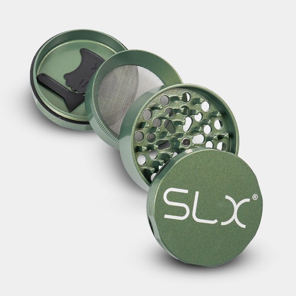 SLX Non-Stick Aluminum Grinder 62 mm green