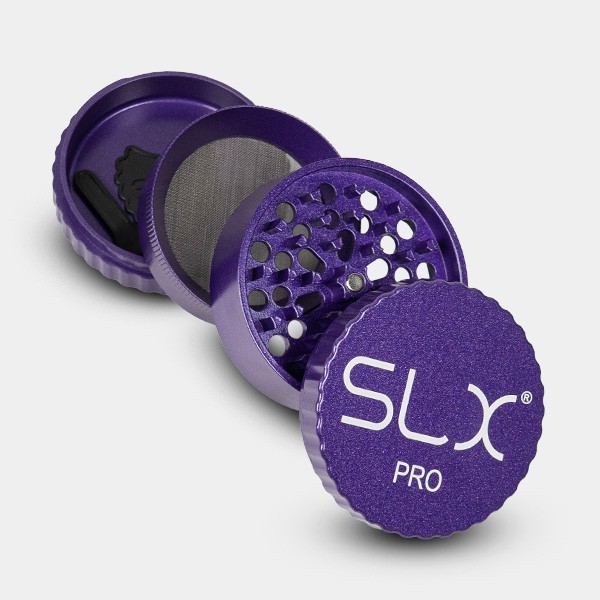 SLX PRO Non-Stick Aluminum Grinder 62 mm purple