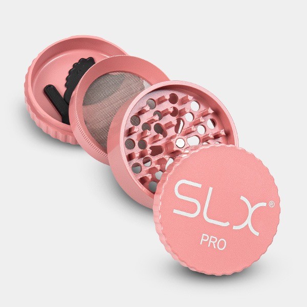 SLX PRO Non-Stick Aluminum Grinder 62 mm pink