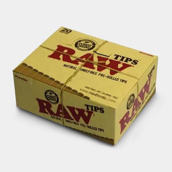 RAW Pre-rolled Cardboard Tips for Joints - GB