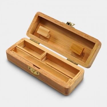 Roll Master Wooden Rolling & Stash Box - Grow Barato