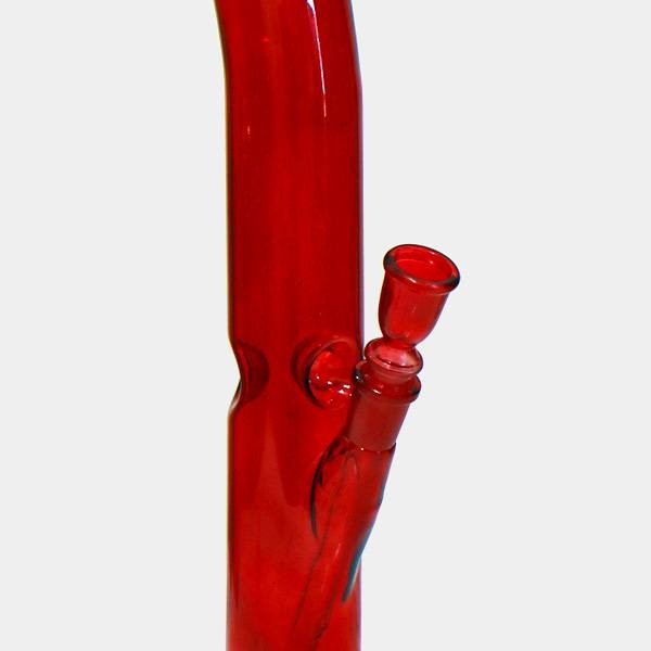 Red ICE Glass Bong Bullet Logo, 43 cm - GB