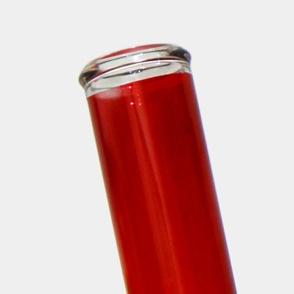 Red ICE Glass Bong Bullet Logo, 43 cm - GB