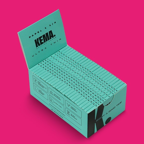KEMA 1.1/4 Non-bleached Rolling Paper - GB The Green Brand