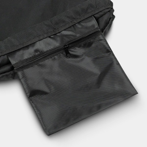 GB Drawstring black backpack with logo - GB