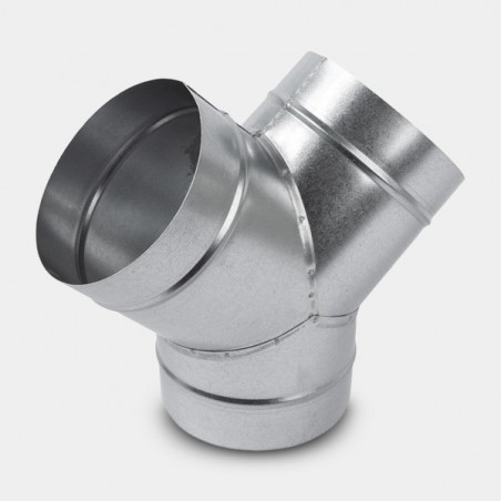 Aluminum Y-connector for ventilation tubes 2