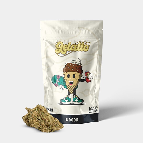 View 'Gelatto' GB Indoor CBD Flowers packaging