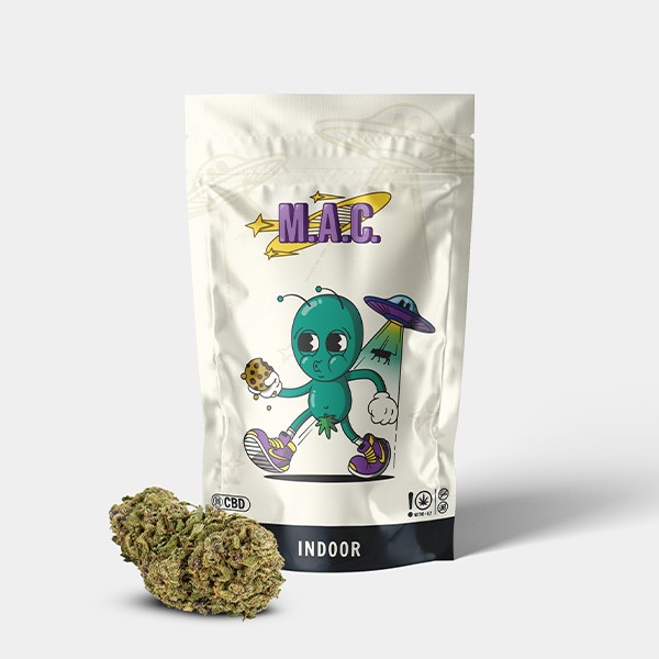 View Indoor GB CBD 'Miracle Alien Cookies' Flowers
