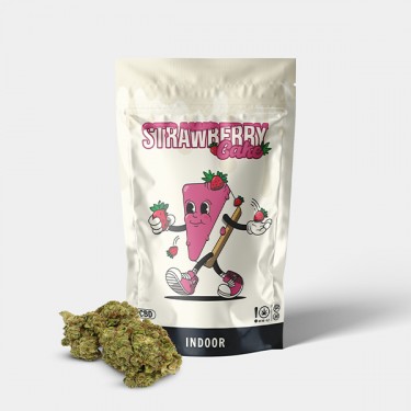 Indoor GB CBD 'Strawberry Cake' Flowers - GB The Green Brand