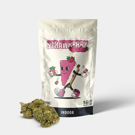 Indoor GB CBD 'Strawberry Cake' Flowers - GB The Green Brand