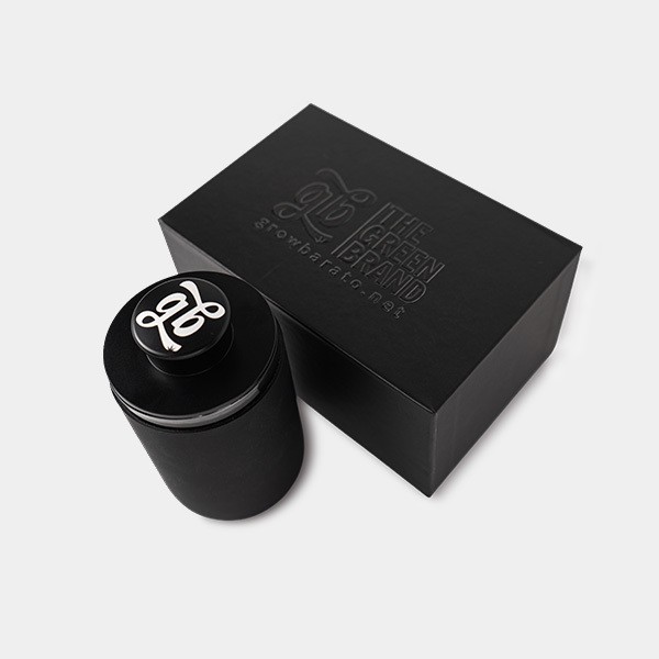 Box of GB Black Premium Stash sealed container
