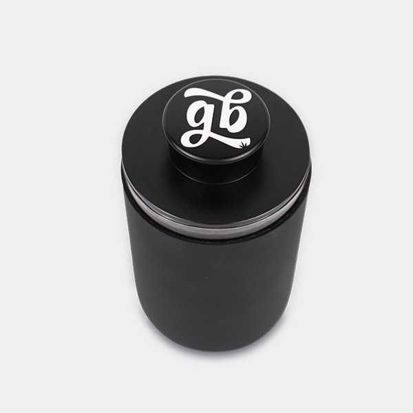 Front view of GB Black Premium sealed container
