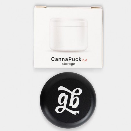 GB The Green Brand Cannapuck Smell Proof Black Premium with box