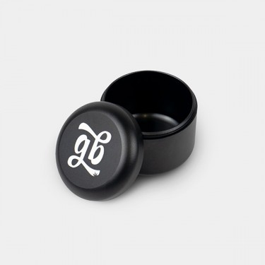 GB The Green Brand Cannapuck Smell Proof Black Premium 55mm  container