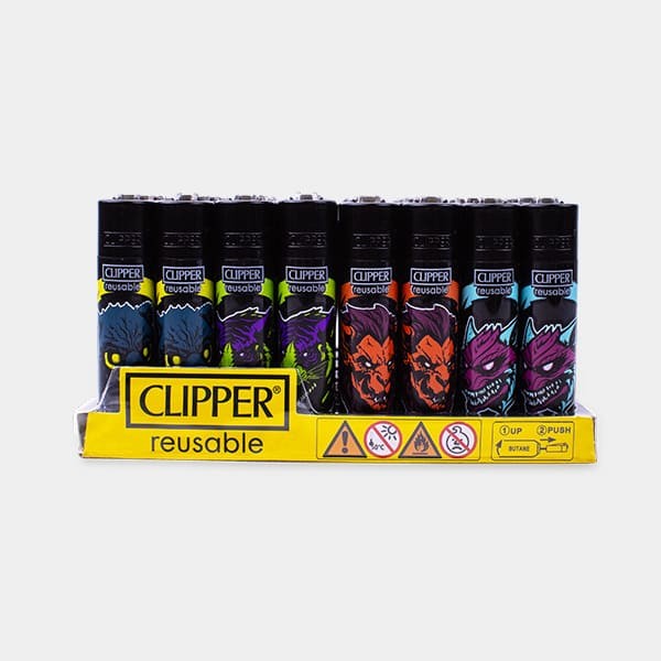 Clipper Lighter Animals Zombies display 1