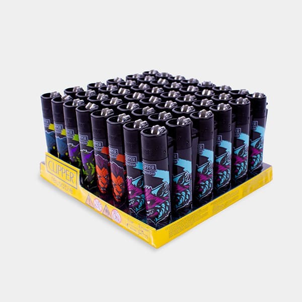 Clipper Lighter Animals Zombies display 2