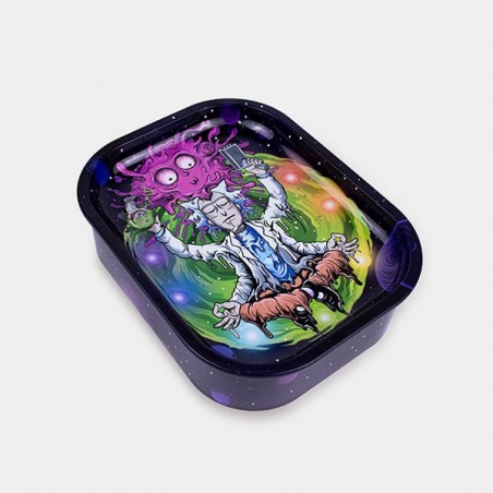 'Meditation Rick'  Metal box with rolling tray