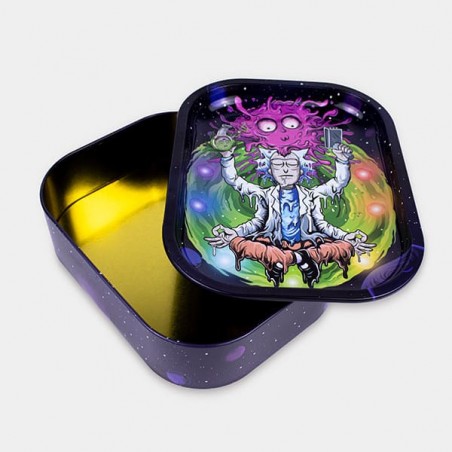 'Meditation Rick'  Metal box with rolling tray open