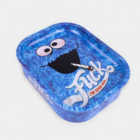 'Fuck' metal box with rolling tray