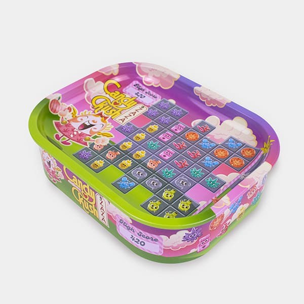 View 'Candy Ckush' Metal box with rolling tray
