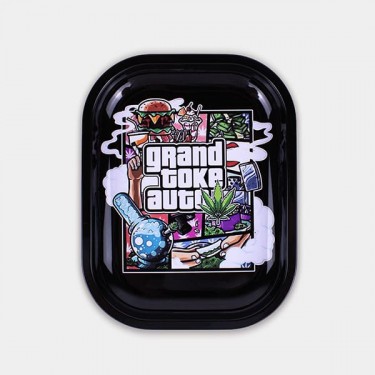 'GTA' metal rolling tray