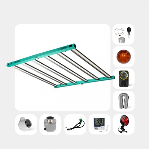 View 720W indoor grow kit without grow tent