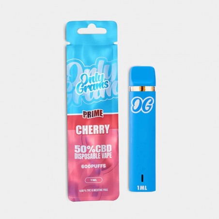 Only Grams Cherry 50% CBD vape