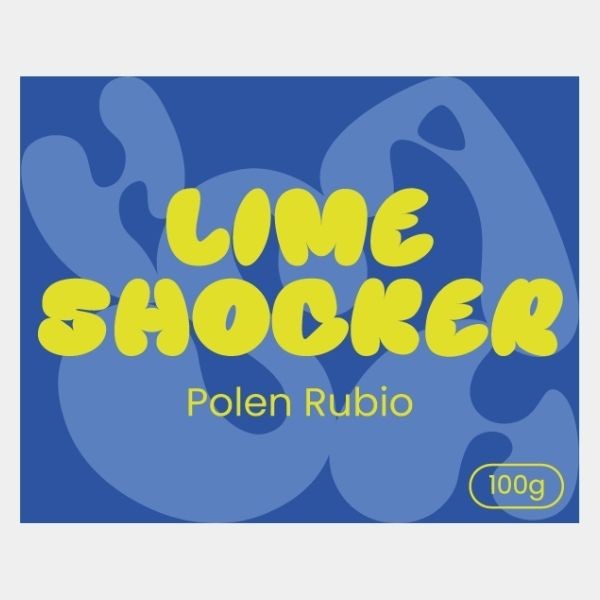 Lime Shocker Blonde Pollen Plate | Premium citrus aroma