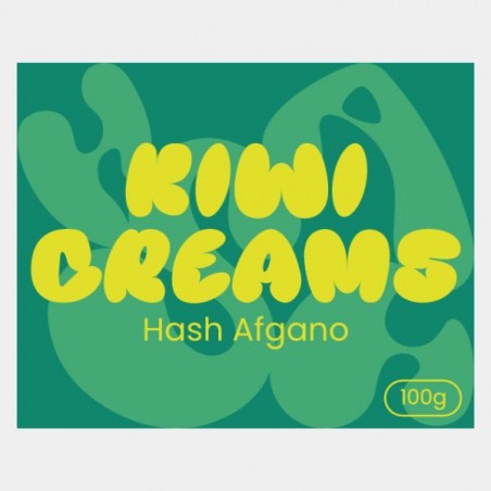 Afghan Kiwi Creams 100g Hash Slab | Creamy and earthy aroma
