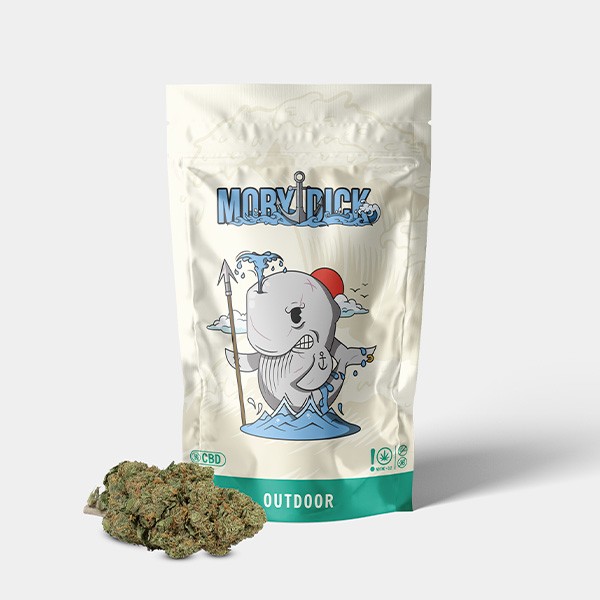 Outdoor GB CBD Moby Dick Flowers - GB The Green Brand