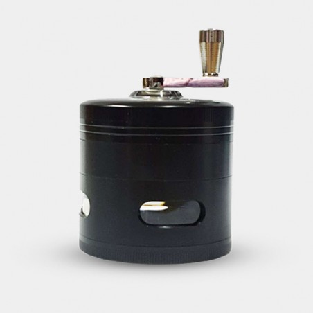 4 Part Herb Grinder with Metal Handle - GB