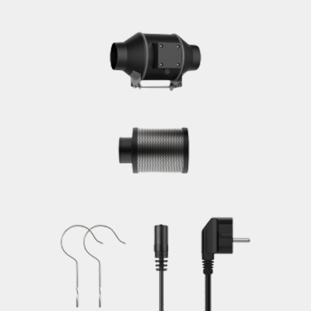 Cyclone Carbon Filter Extractor pieces