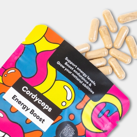The Tree Cordyceps capsules open