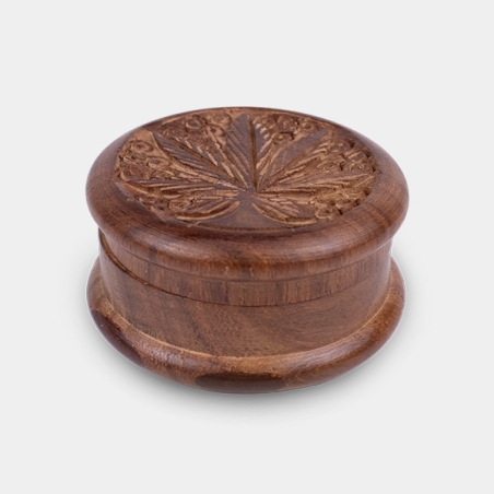 Classic carved wooden grinder, 50 mm - GB