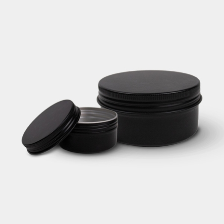 Matte Black Aluminum Can with Resistant Screw Cap | GB