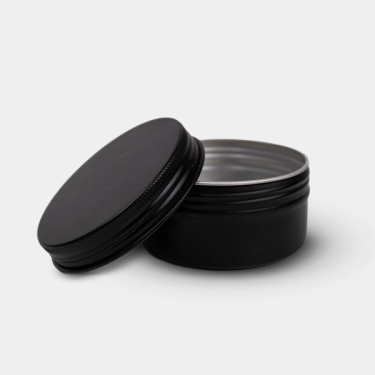 Black aluminum can