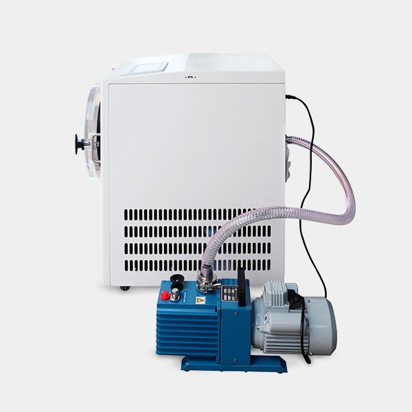 40mm vacuum freeze dryer side view