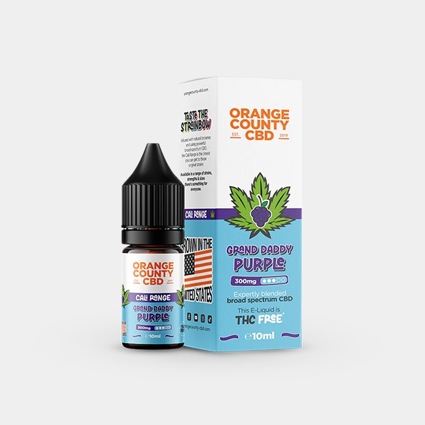 View E Liquid Orange County CBD Grand Daddy Purple